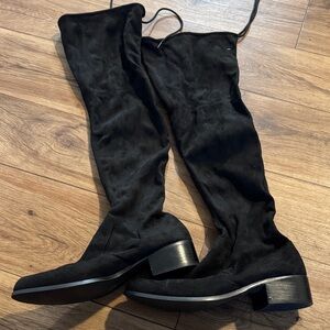 Charles By Charles David Black Over the Knee Boots
